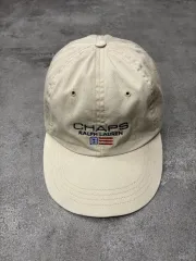 90s CHAPS 랄프로렌 ベージュ ボールキャップ 帽子