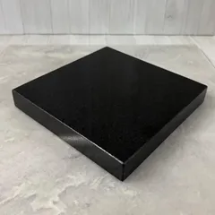 9.天然御影石　ロイヤルブラック　スクエア　150mm角　5面磨き　ストーンプレートのサムネイル