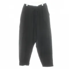 コモリ COMOLI 24AW ストライプテーパードパンツ イージーパンツ 3 黒 ブラック /AN28のサムネイル