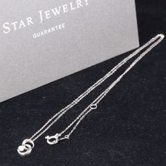 STARJEWELRY スタージュエリー カデナ ネックレス K18 シルバー - メルカリ