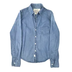 【値引き】Frank&Eileen フランクアンドアイリーン BARRY デニム シャツ バリー 長袖シャツ XXS レディース コットン 中古のサムネイル