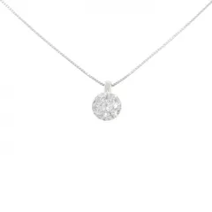 PT900/PT850 ダイヤモンド ネックレス 2.161CT