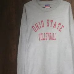 Champion チャンピオン 　「OHIO STATE VOLLEYBALL」プリント　ロングＴシャツ　サイズＸＸＬ　※訳アリ価格