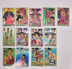 スラムダンク　カードダス　キラ8枚含む 合計約90枚セット　まとめ売り 集英社 - ジャンボカードダス 湘北高校 キラ SLAM DUNK スラムダンク