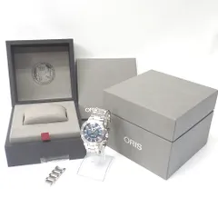 Ft641271 オリス 腕時計 アクイス 7730 4125 ブルー系文字盤 メンズ ORIS 中古のサムネイル