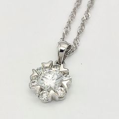 美品】Georg Jensen ジョージジェンセン フラワーデザインブローチ 107