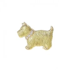 K18WG ダイヤ ペンダント 兼 ブローチ 0.06ct 犬 Dog いぬ - メルカリ