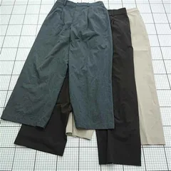 ◇ Θ ユニクロ UNIQLO メンズワイドパンツ Mサイズ 3色セット E  【1602240001039】