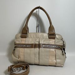 2511-409｜美品｜ケイトスペード 2WAYハンドバッグ レザー ブルー 