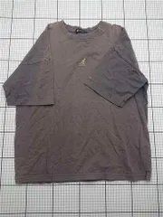 ◇ Θ カンゴール KANGOL コットンTシャツ 9273-0044 Lサイズ メンズ ブラウン系 E  【1603020000198】
