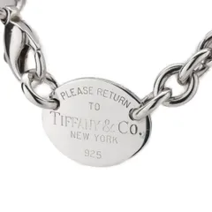 ティファニー/TIFFANY&Co.　リターン トゥ ティファニー　オーバルタグ ネックレス　Sv.925　シルバー【中古】