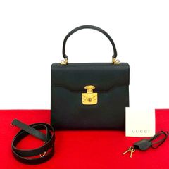 未使用品○ ヴェルサーチ 2way ハンドバッグ メドゥーサ95 ブラック 
