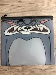 Happyくじ トムとジェリー TOM and JERRY FUNNY ART! 4 D賞 フラットポーチ トム