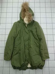 ◇ ⊇ ミスティウーマン mysty woman NO.546-22706 モッズコート ファー付き カーキ系 M レディース E  【1603020005629】のサムネイル