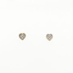 極美品】K10 ダイヤモンドパヴェピアス Jewel closet 箱付き - メルカリ