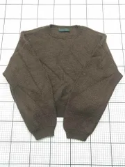 ◇ Θ ザラ ZARA クルーネックニットセーター ブラウン系 メンズ Mサイズ E  【1603020007074】