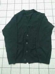 ◇ Θ 無印良品 カーディガン ウール100% ブラック系 XLサイズ メンズ E  【1603020006763】