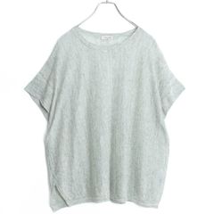 インゲボルグ☆透かし編みニットカーディガン♪ ロング丈 フリルが