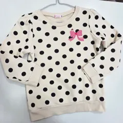 ミッキーハウス 女の子 110 ドット リボン スウェット