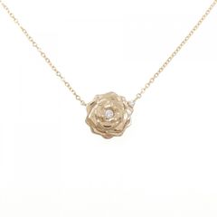 ローズカット ダイヤモンド ネックレス K18 0.37ct - メルカリ