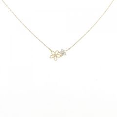 ☆K18WG ブルーダイヤ 0.2ct 花 Flower ペンダントトップ - メルカリ