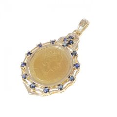 9金 K9YG ROYAL ORDER Small Oval God ペンダント - メルカリ