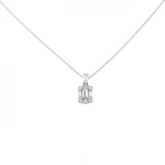 K18WG ダイヤモンド ネックレス 0.50ct 4.66g バゲットダイヤ - メルカリ