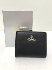 【中古美品】Vivienne Westwood ヴィヴィアンウエストウッド 843VW631 がま口 二つ折り財布 【203-260407-AS-26-min】