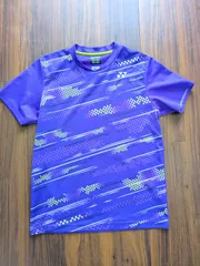 YONEX ヨネックス ゲームシャツ ユニフォーム L very cool 紫 10428