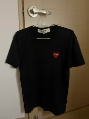 コム・デ・ギャルソン ブラック ハート 半袖 Tシャツ