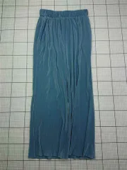 ◇ ⊂ プニュズ PUNYUS PN23SS-004 プリーツパンツ ブルー系 レディース E  【1603160007354】