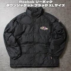 Reebok リーボック ダウンジャケット ブラック XLサイズ