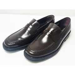 ◆中古状態良好◆REGAL【リーガル】コインローファー レザー ダークブラウン 24 EE ビジネス 新生活 レディース メンズ　M1004