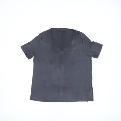 Lコス Vネック半袖Tシャツ 0407H1