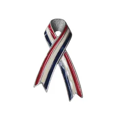 JJ パトリオティックリボン ビンテージ ピンズ 星条旗カラー 愛国心 JONETTE JEWELRY ラペルピン バッチ アクセサリー ピンバッジ pins-24182のサムネイル