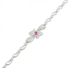 PT850 ルビー ブレスレット 0.13CT