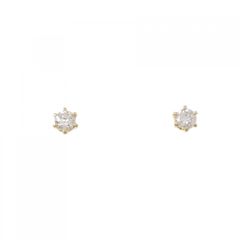 NOJESS K18一粒ダイヤモンドピアス(0.03ct) - メルカリ