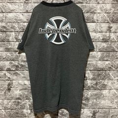 INDEPENDENT ボーダー ポロシャツ ストリート スケボー ブラック 