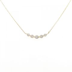 美品】4℃ピンクゴールド✴︎7ポイントダイヤ K10ネックレス - メルカリ