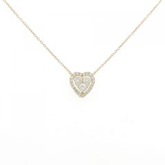 K18 ダイヤハートペンダントトップ 0.90ct 約7.0-7.1g 鑑定済み - メルカリ