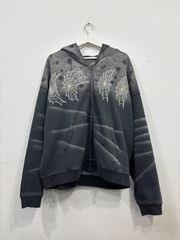 Monarch フルジップアップパーカー ラインストーン swag - メルカリ