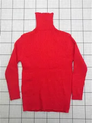 ◇ ⊇ セレクトモカ SELECT MOCA タートルネックリブニット レッド系 レディース F E  【1603230016675】