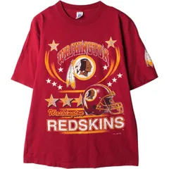 古着 90年代 ロゴセブン LOGO 7 NFL WASHINGTON REDSKINS ワシントンレッドスキンズ スポーツプリントTシャツ USA製/eaa630817