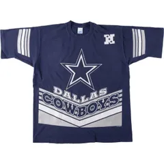 古着 90年代 SALEM SPORTSWEAR NFL DALLAS COWBOYS ダラスカウボーイズ スポーツプリントTシャツ USA製 メンズXL相当/eaa630855