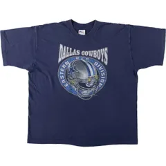 古着 90年代 PRO LAYER NFL DALLAS COWBOYS ダラスカウボーイズ スポーツプリントTシャツ USA製 メンズXXL相当 ヴィンテージ/eaa630862