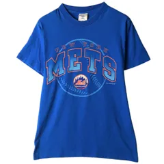 古着 90年代 PRO PLAYER MLB NEWYORK METS ニューヨークメッツ スポーツプリントTシャツ USA製 メンズM相当 ヴィンテージ/eaa630873