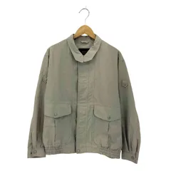 ユーズドフルギ USED古着  ロングスリーブ フロントジップ ナイロンジャケット メンズ 表記無 