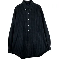 古着 ラルフローレン Ralph Lauren BLAKE ブラックウォッチチェック 長袖 ボタンダウンチェックシャツ メンズL相当/eaa629044