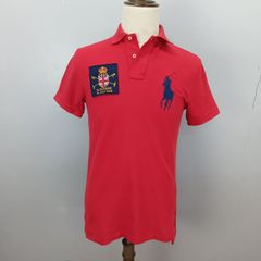 Polo by Ralph Lauren ビッグポニー 半袖ポロシャツ レッド - メルカリ