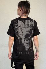 グラフィックプリント ブラックタンクトップ 【完売品】 - メルカリ